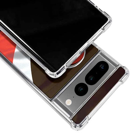 NFL Cleveland Browns Google Pixel 7 Pro Clear Case